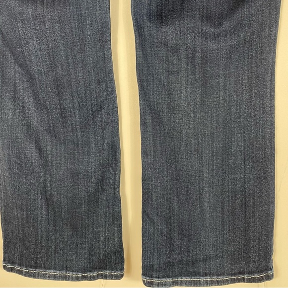 Lee Thick Stitch Dark Wash Straight Leg Denim Jeans Women’s Size 38x30 - Picture 7 of 9